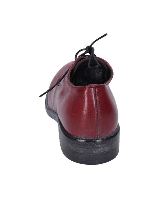 Moma Red Laced Shoes