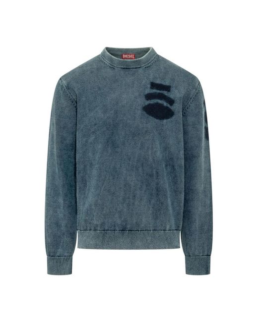 DIESEL Blue Sweatshirts for men