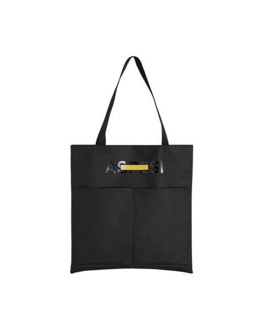 Aspesi Black Tote Bags
