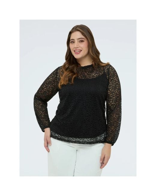 Blouses FIORELLA RUBINO de color Black