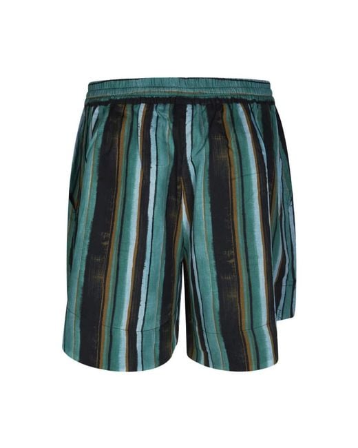 Pinko Green Short Shorts