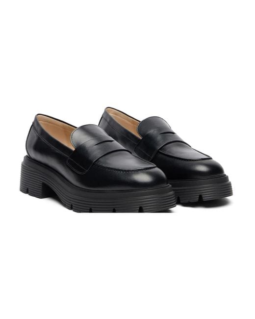 Stuart Weitzman Black Hudson Lite Loafer