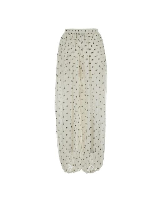 MSGM Pois Pants in het Natural