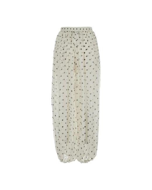 MSGM Pois Pants in het Natural