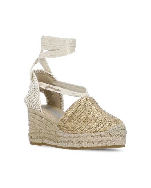 Espadrilles Metallic Wedges