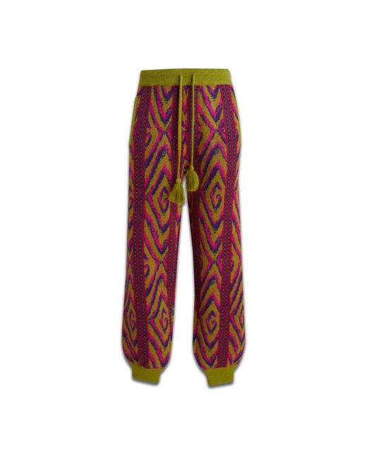 Gucci Red Straight Trousers for men