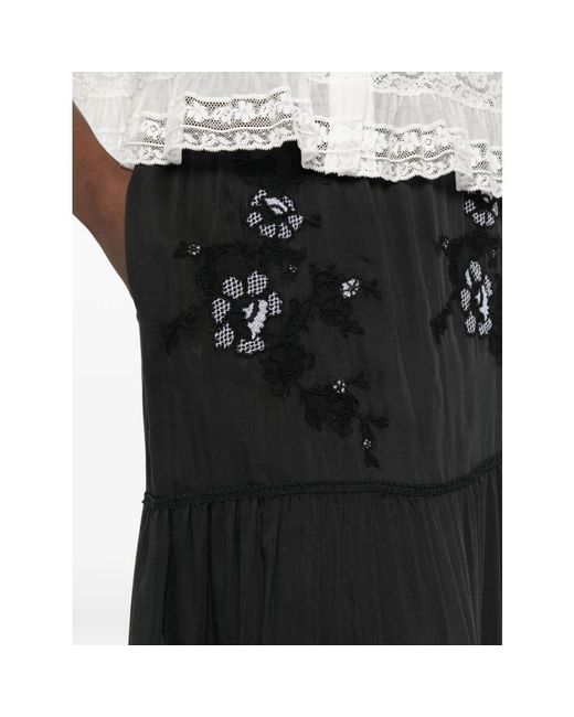 Ermanno Scervino Black Maxi Skirts