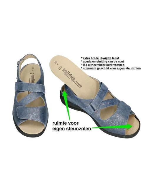 SOLIDUS Blue Lia Sandale