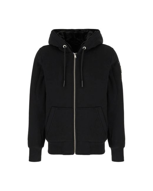 Zip-Throughs Moose Knuckles de hombre de color Black