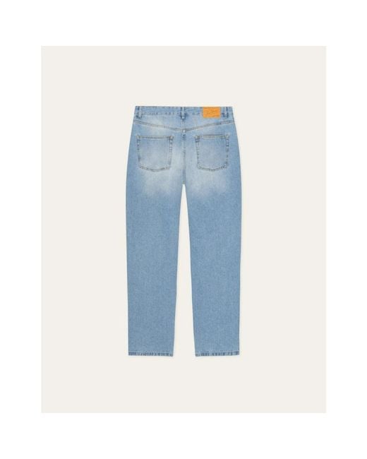 Les Deux Blue Loose Fit Jeans for men
