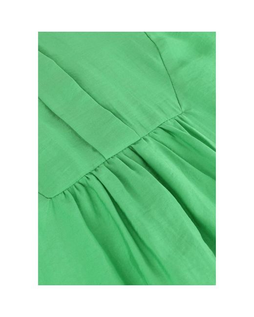 co'couture Green Callum Volume Kleid