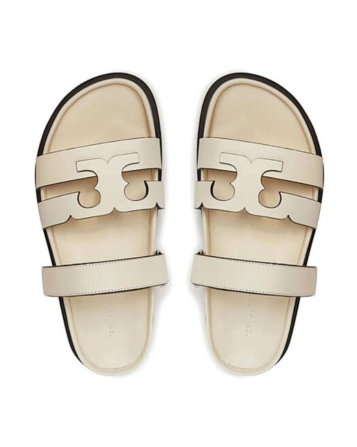 Sliders Tory Burch de color White
