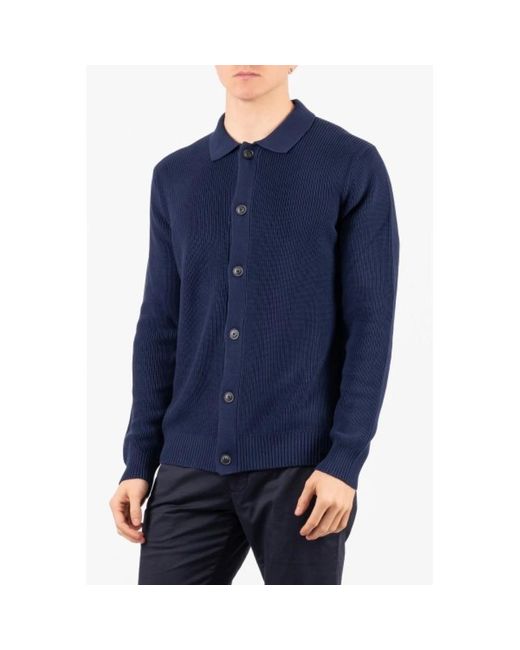 Fay Truien & Vesten ,Blauw ,Wol Trui Met Lange Mouwen in het Blue voor heren
