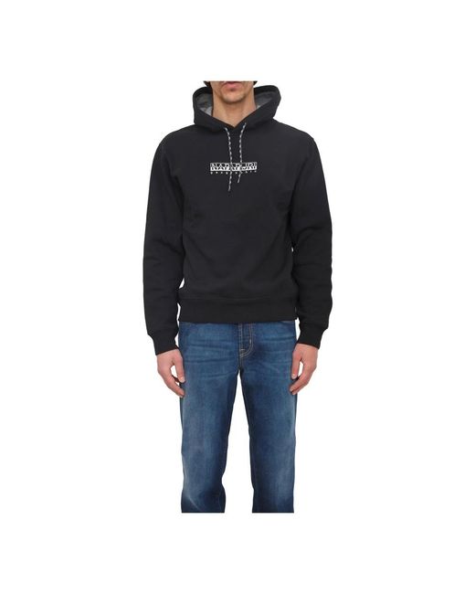 Napapijri Sweatshirt Nero in het Black voor heren