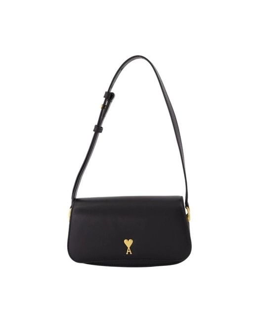 AMI Black Shoulder Bags