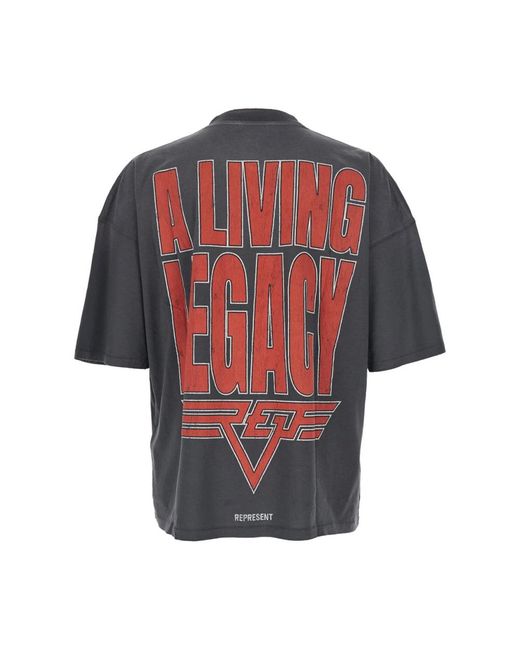 Represent Gray T-Shirts for men