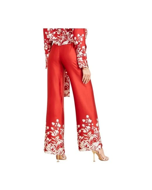 Marciano Red Wide Trousers