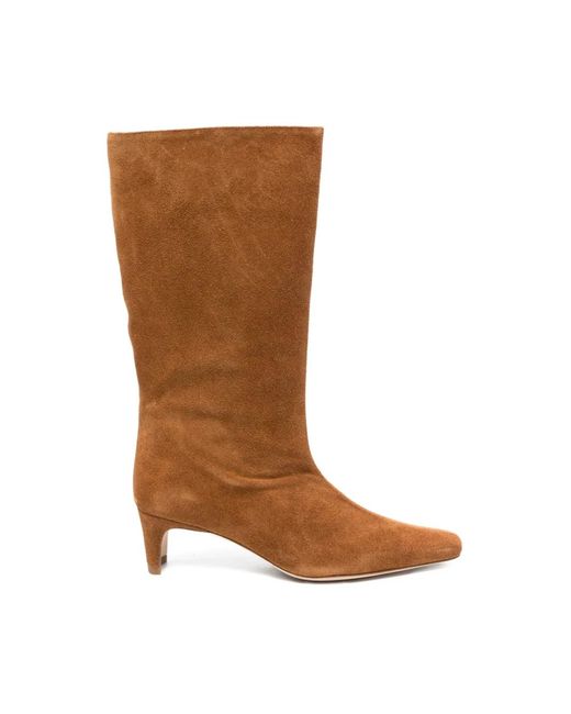 Staud Brown Heeled Boots