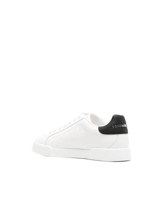Dolce & Gabbana White Sneakers