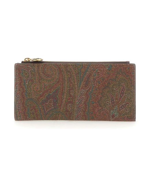 Etro Brown Wallets & Cardholders