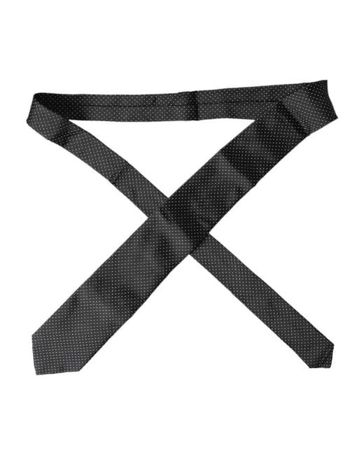 Ties di Dolce & Gabbana in Black da Uomo