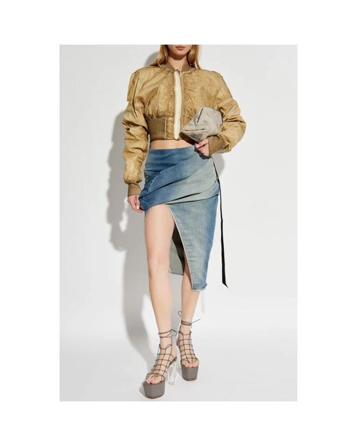 Rick Owens Natural Jacke Flight Jkt