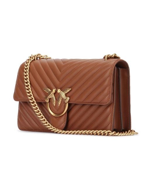 Pinko Brown Shoulder Bags
