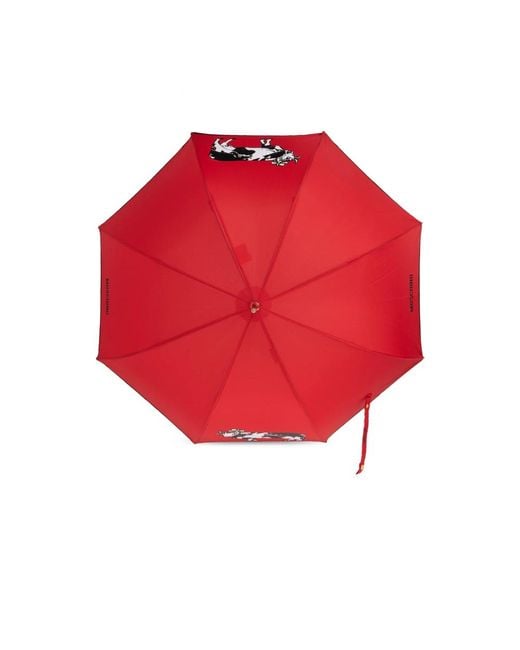 Umbrellas di Moschino in Red