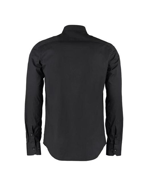 THE (Alphabet) Black Casual Shirts for men