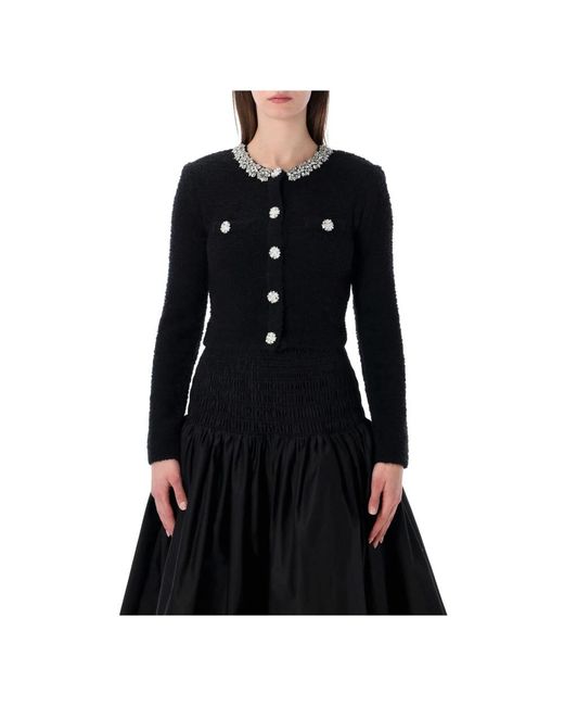 Cardigans Self-Portrait de color Black