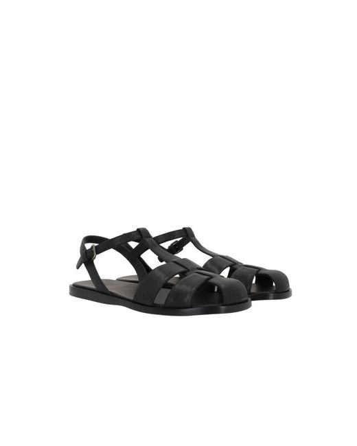 Church's Black Flat Sandals