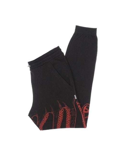 Octopus Sweatpants in het Black voor heren