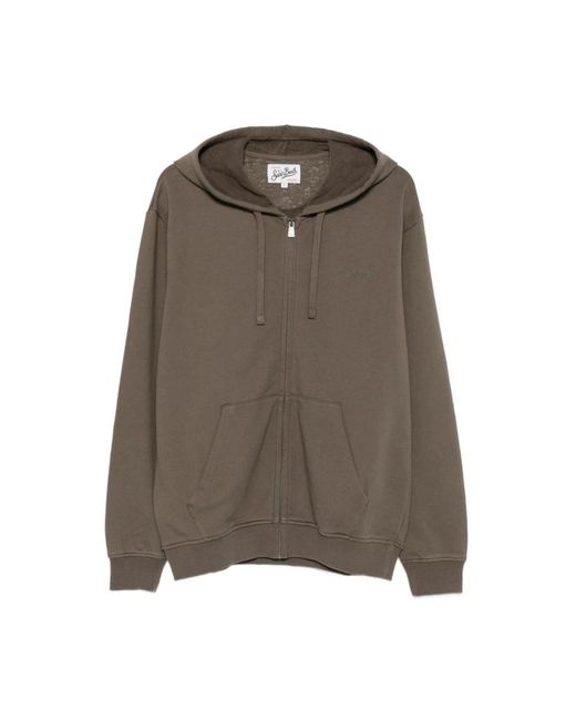 Mc2 Saint Barth Brown Zip-Throughs for men
