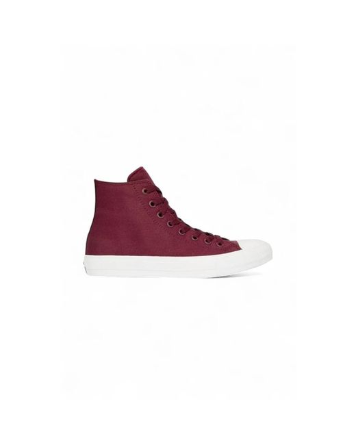 Converse Schoenen ,Rood ,Suède Chuck Taylor All Star 2 Hi in het Red