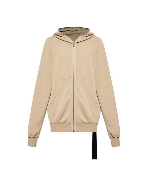 Rick Owens Hoodies & Sweatvesten ,Katoen Gimp Hoodie in het Natural voor heren