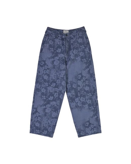 Paul Smith Blue Straight Trousers for men