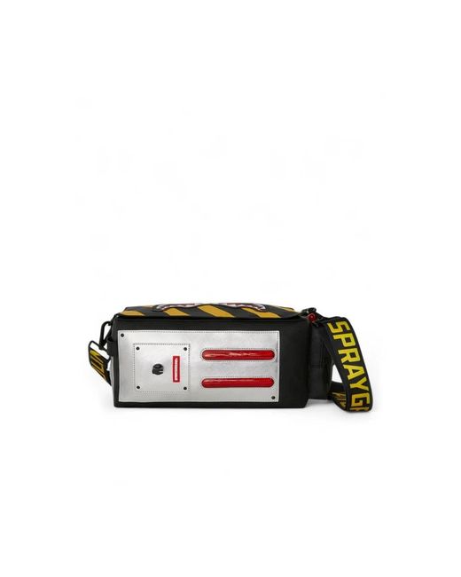 Sprayground Black Cross Body Bags for men