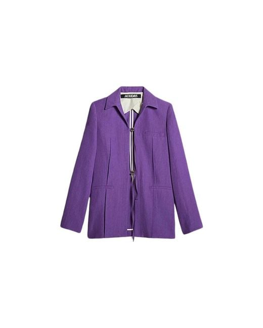 Jacquemus Purple Blazers