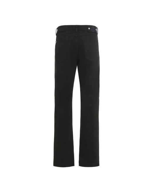 Stone Island Black Straight Jeans for men