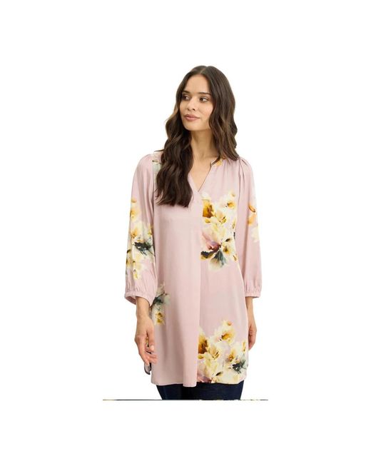 Blouses iN FRONT de color Pink