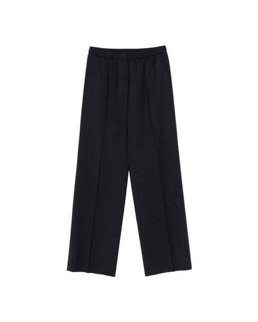 Peserico Black Straight Trousers