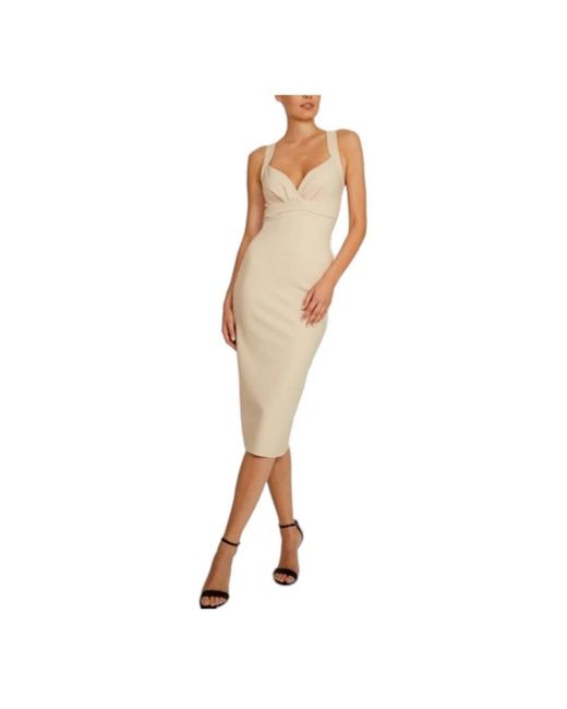 Chiara Boni Natural Midi Dresses