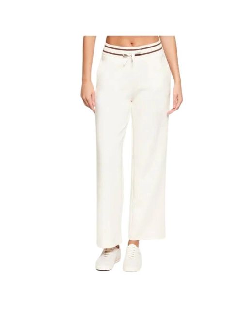 ARMANI EXCHANGE White Wide Trousers