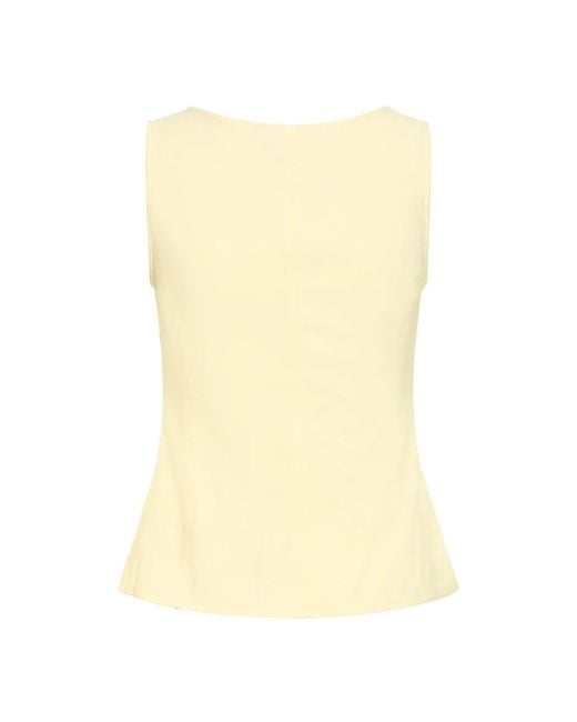 Ichi Yellow Blouses