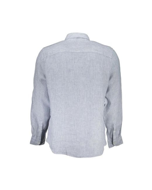 North Sails Blue Casual Shirts for men