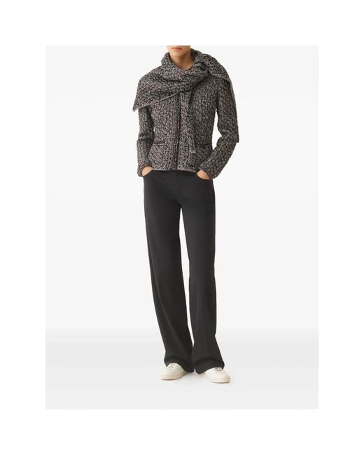 Fabiana Filippi Black Tweed Jackets