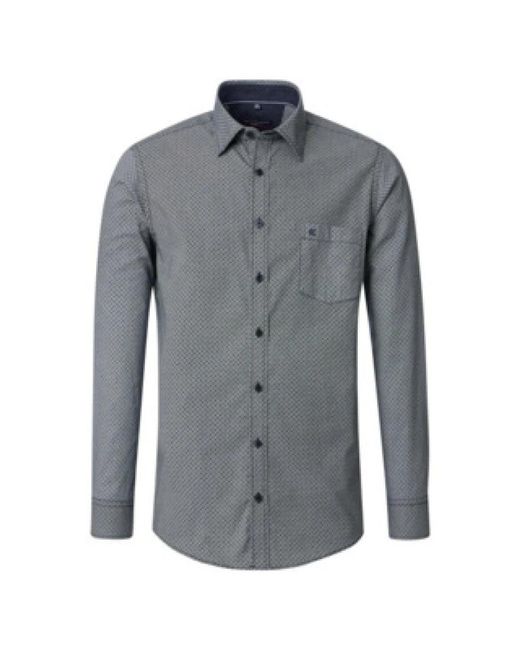 CASA MODA Herren Business Hemd Langarm in Gray für Herren