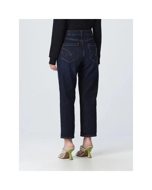 Dondup Blue Straight Fit Jeans