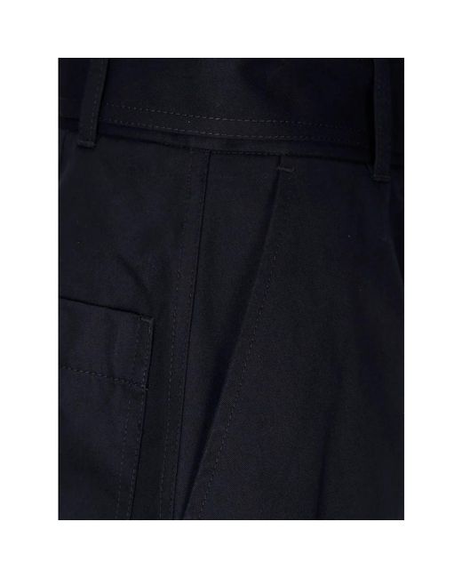 Studio Nicholson Blue Wide Trousers