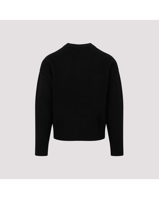 Knitwear > round-neck knitwear AMI pour homme en coloris Black